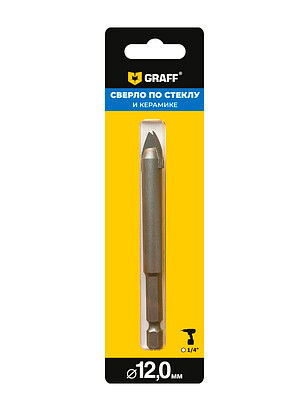 Сверло по стеклу и керамике GRAFF 12х93мм 238x286 в Материке