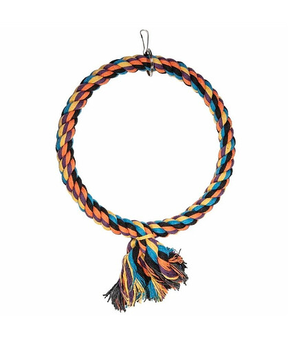 Игрушка для птиц Triol "Веревочное кольцо" (d19*25 см) 438x503 в Материке