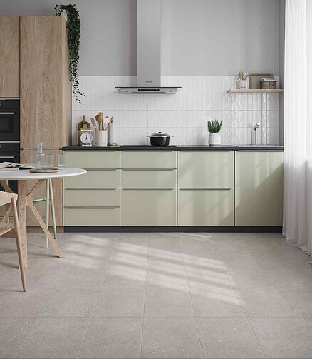 Керамогранит Cersanit CONCRETEHOUSE 29,7х59,8 см 1,776 м2 цвет терраццо 438x503 в Материке