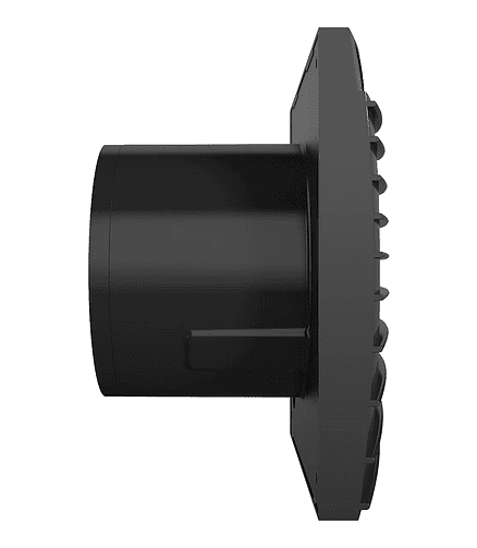 Вентилятор DICITI Silent 4C Matt black d100 с обр.клапаном 438x503 в Материке - Вариант 3