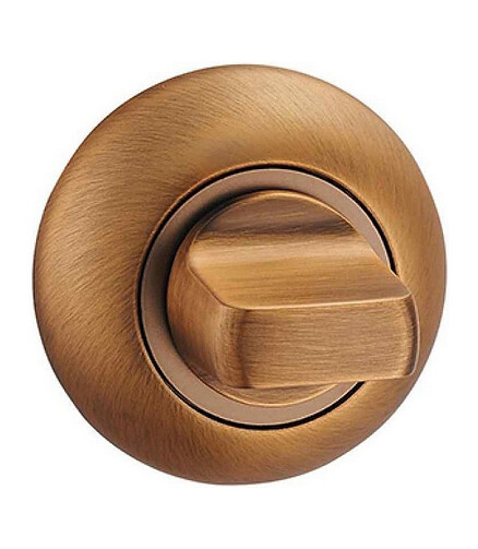 Завертка WC сантехническая LOCKIT (MCF), мат.кофе 438x503 в Материке
