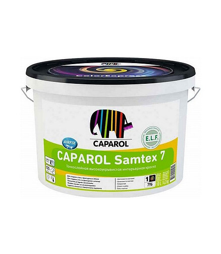 Краска CAPAROL Samtex 7 B1 матовая, 1,25л 438x503 в Материке