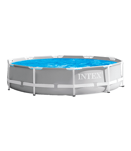 Бассейн каркасный INTEX (457x107см) фильтр-насос+лестница+подложка+тент арт.2672 438x503 в Материке