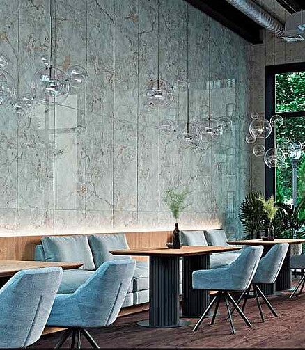 Керамогранит Onlygres MARBLE 201 60х120 см 2,16 м2 цвет grey glossy 438x503 в Материке