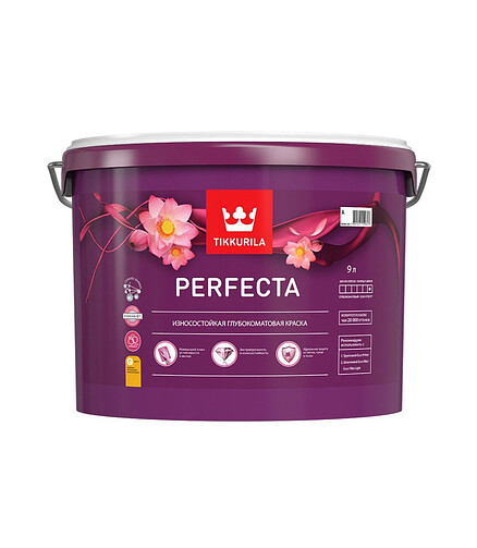 Краска Tikkurila PERFECTA A гл/мат, 9л 438x503 в Материке