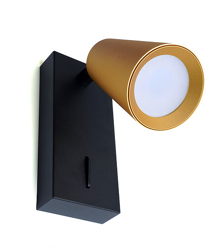 Светильник настенный ML1850 48420 35W/230V/GU10 зол. черн. 438x503 в Материке