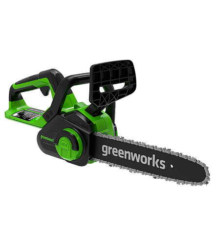 Пила цепная без аккум. GREENWORKS G40CS30II 40В 30см 438x503 в Материке