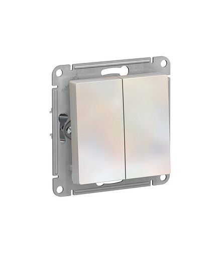 Выключатель SE ATLAS Design ATN000451 2кл. жемчуг 438x503 в Материке - Вариант 2