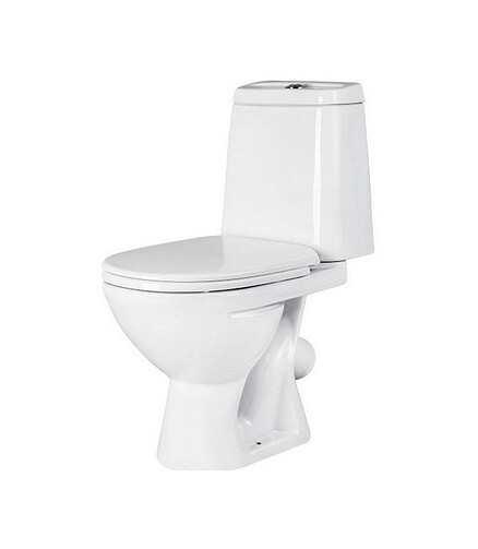Унитаз-компакт ORIGIN ONE 818607SC с сиденьем Duroplast микролифт 438x503 в Материке