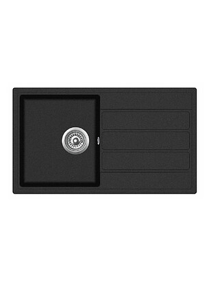 Мойка ZORG ECO-3-B 760x440мм черная (без сифона) 238x286 в Материке