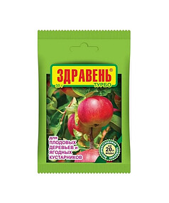 Удобрение для овощных, плодовых, сад. культур ЗДРАВЕНЬ ТУРБО быстрораств. (30г)