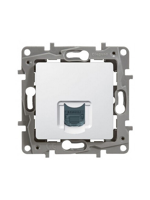 Розетка комп. Legrand ETIKA 672241 1мест. белый 495x660 Розетка комп. Legrand ETIKA 672241 1мест. белый 495x660 в Материке