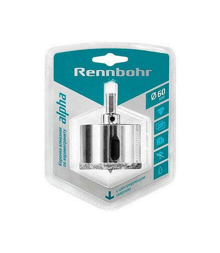Коронка алмазная по керамограниту RENNBOHR 60мм 438x503 в Материке - Вариант 2