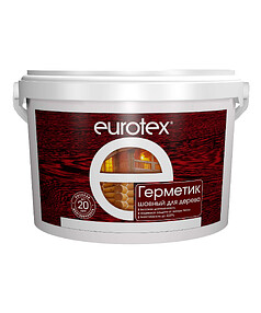 Герметик EUROTEX д/дерева шовный белый 3кг