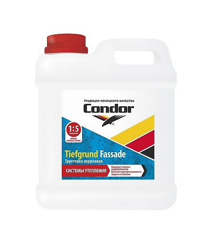 Грунтовка Condor Tiefgrund Fassade, 5кг 438x503 в Материке