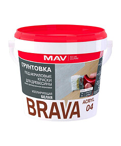 Грунтовка BRAVA ACRYL 04 для дерева акриловый, 1л 238x286 в Материке