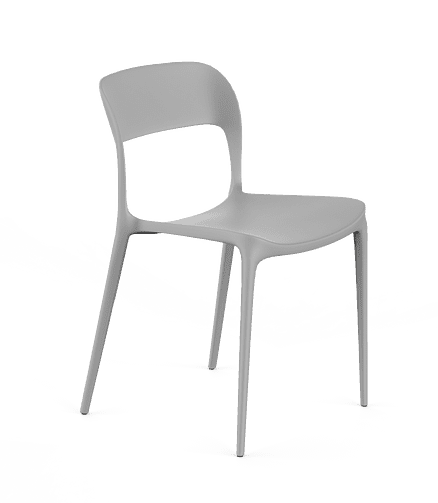 Стул ECLIPSE (41x43x83см) пластик серый PP0003NG4 438x503 в Материке