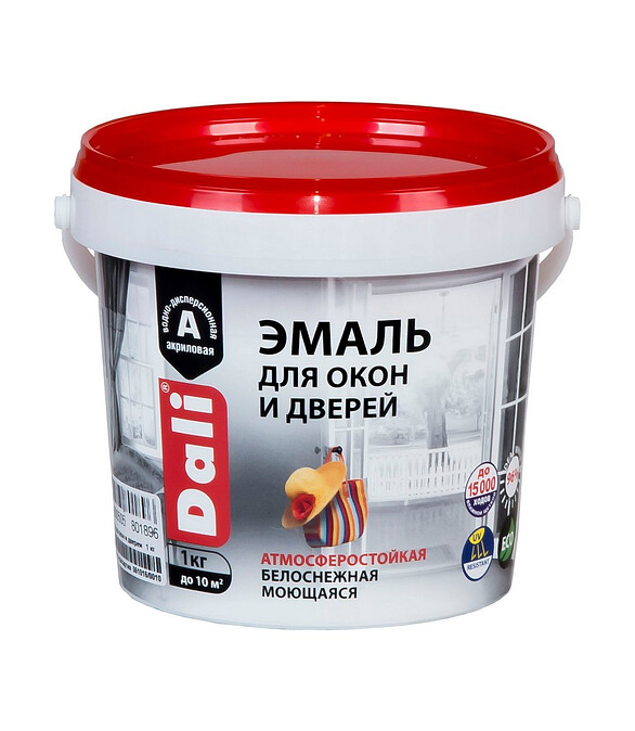 Эмаль Dali для окон и дверей, 1кг 586x674 в Материке