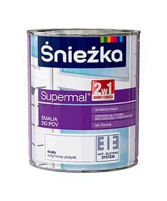 Эмаль SNIEZKA Supermal акриловая для ПВХ 0,75л