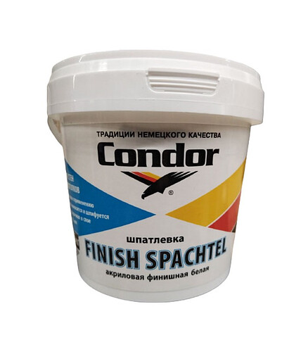 Шпатлевка Condor Spachtel, 1,5кг 438x503 в Материке