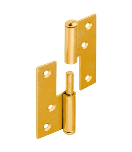 Петля декоративная ZTO 125 C 125x40x160x2,5мм черная 438x503 в Материке