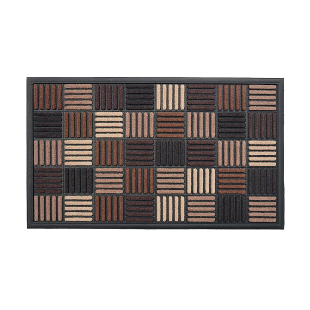 Коврик придверный PARQUET brown 45*75 620x620 в Материке