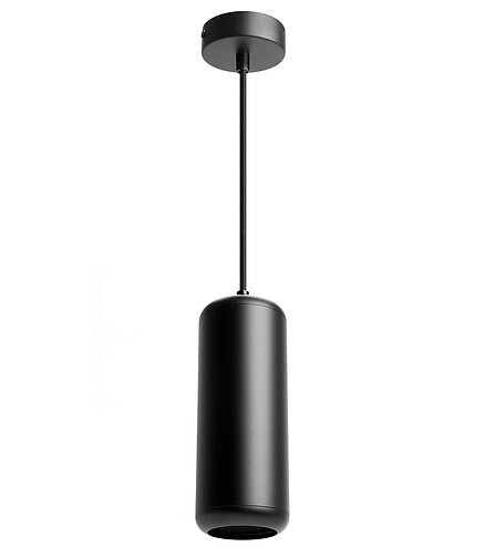 Светильник потолочный Feron HL3678 на подвесе 12W/GX53 черн. 438x503 в Материке