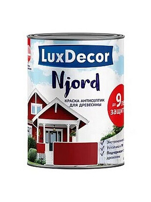 Краска LuxDecor Njord антисептик д/древесины Вулканический пляж, 2,5л 238x286 в Материке
