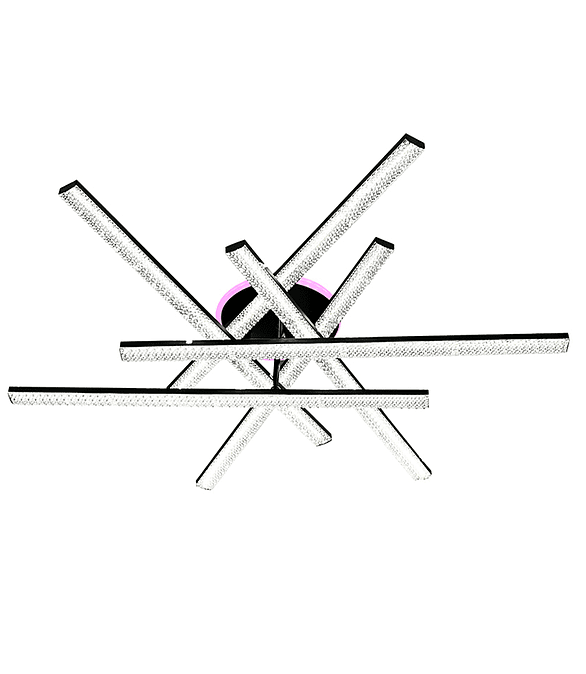Cветильник потолочный JX-77138/6C BK светодиод. 586x674 Cветильник потолочный JX-77138/6C BK светодиод. 586x674 в Материке