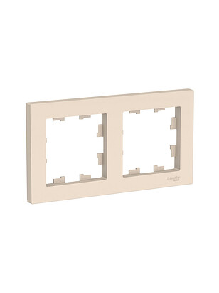 Рамка SE ATLAS Design ATN000202 2мест. беж. 238x286 в Материке - Вариант 2