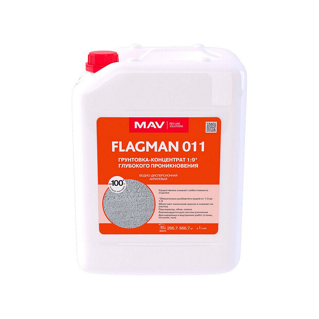 Грунтовка МАВ Flagman 11 концентрат (1:7), 1л 620x620 в Материке