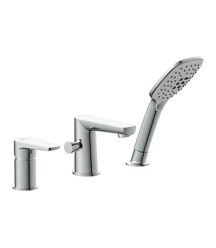 Смеситель MODUO 64100 (на борт ванны) 3 предмета 438x503 в Материке - Вариант 2