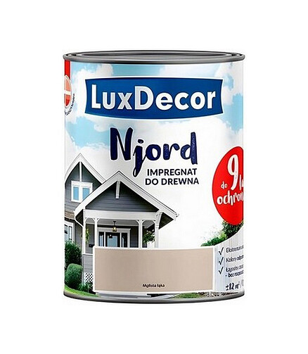 Краска LuxDecor Njord антисептик д/древесины Туманный луг, 0,75л 438x503 в Материке