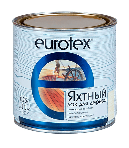 Лак Eurotex яхтный глянцевый, 0,75л 438x503 в Материке