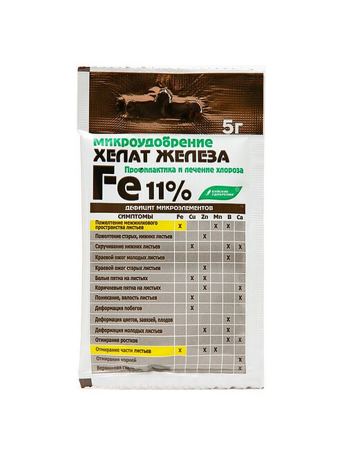 Микроудобрение Хелат железа 11% (5г) 495x660 Микроудобрение Хелат железа 11% (5г) 495x660 в Материке