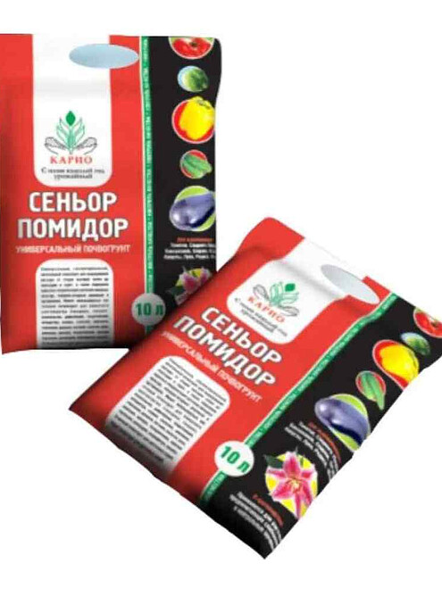 Грунт КАРИО Сеньор Помидор-ЭМ (10л) 495x660 Грунт КАРИО Сеньор Помидор-ЭМ (10л) 495x660 в Материке