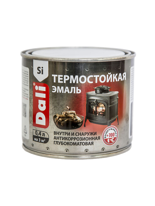 Эмаль Dali термостойкая черная 0,4л 495x660 Эмаль Dali термостойкая черная 0,4л 495x660 в Материке