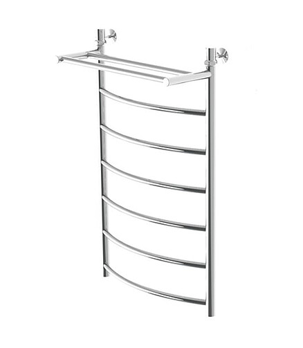 Полотенцесушитель RADUGA LUX Л.50х80.Д6.П1.G1 с полкой 438x503 в Материке
