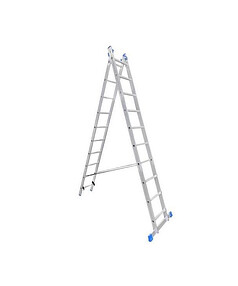 Лестница универсальная LadderBel алюмин. 2- секционная 10-ступ. 2-х секц. LS210
