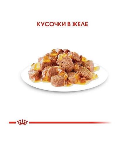 Корм для кошек Royal Canin Sterilized кусочки в желе (85г) 438x503 в Материке - Вариант 2