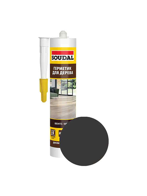 Герметик SOUDAL для паркета венге, 280мл 495x660 Герметик SOUDAL для паркета венге, 280мл 495x660 в Материке