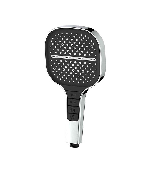 Лейка для душа ESKO SPL1403SQ (хром) d130мм 3 функции, форсунки S-Clean Device 586x674 Лейка для душа ESKO SPL1403SQ (хром) d130мм 3 функции, форсунки S-Clean Device 586x674 в Материке