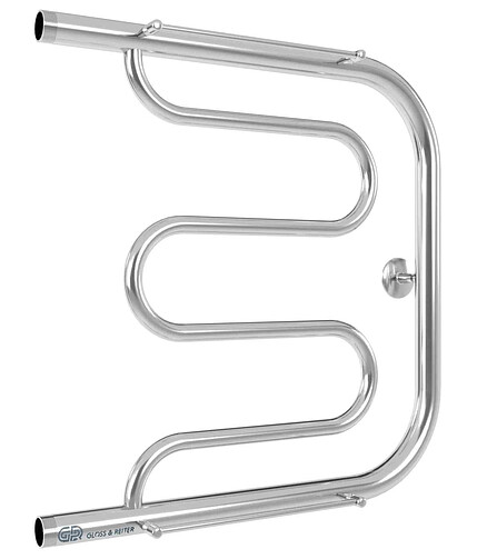 Полотенцесушитель FOXTROT plus 32 ПМ.1.50х50 (1") 438x503 в Материке - Вариант 2