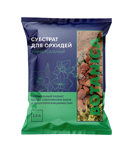 Субстрат для орхидей Botanica Универсальный (1,5л) 438x503 в Материке - Вариант 2