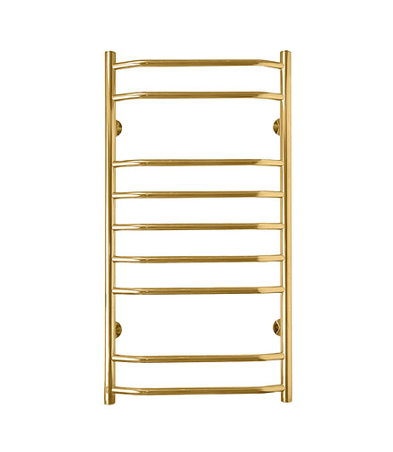 Полотенцесушитель TERRA GOLD Л.50х100.Т9.G1 в компл. углы подключения 1"х3/4" 438x503 в Материке