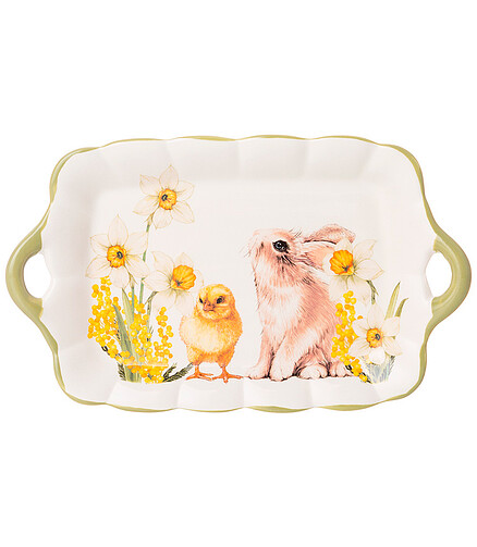 Блюдо керам. Agness Sunday 358-2193 23,5х14х2,5см 438x503 в Материке