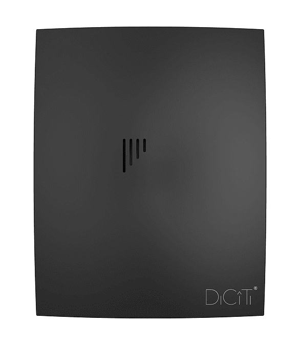 Вентилятор DICITI Breeze 4C Matt black d100 с обр.клапаном 586x674 в Материке