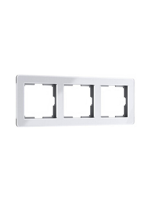 Рамка WERKEL Acrylic 3мест. белый 495x660 Рамка WERKEL Acrylic 3мест. белый 495x660 в Материке