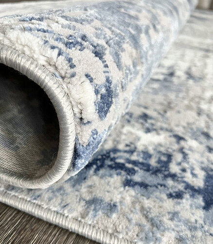 Ковер VELVET 9468A Grey/Blue 80*150 438x503 в Материке - Вариант 2