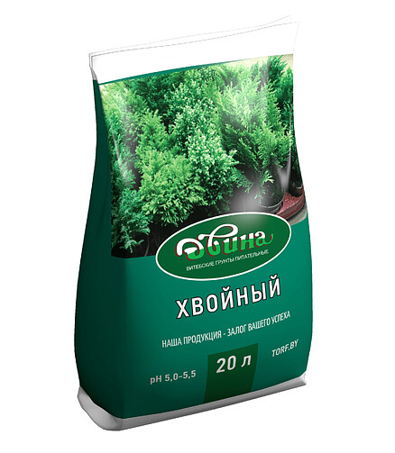 Грунт Двина Хвойный питательный (55л) 438x503 в Материке